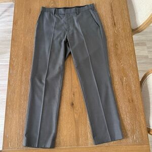 Louis Raphael Charcoal Men Tailored Trousers Pants 32